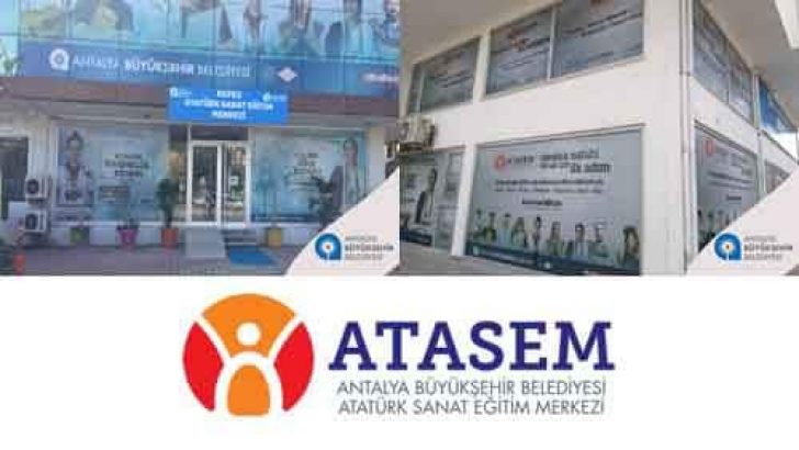 Antalya Belediyesi Ücretsiz Kurslar Atasem